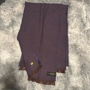 Alex & Ani Gabriel Scarf - Purple 100% Italian Wool USA Made